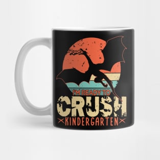 Back To School I'm Ready To Crush KINDERGARTEN Dragon Boys Mug